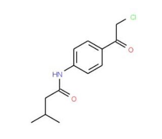 N-[4-(2-Chloro-acetyl)-phenyl]-3-methyl-butyramide - chemical structure image