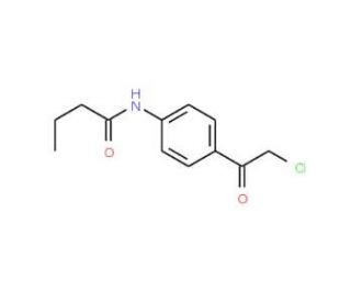 N-[4-(2-chloroacetyl)phenyl]butanamide - chemical structure image