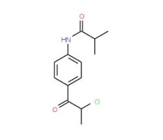 N-[4-(2-chloropropanoyl)phenyl]-2-methylpropanamide - chemical structure image