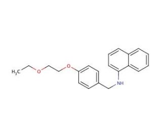 N-[4-(2-Ethoxyethoxy)benzyl]-1-naphthalenamine - chemical structure image
