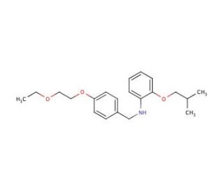 N-[4-(2-Ethoxyethoxy)benzyl]-2-isobutoxyaniline - chemical structure image