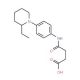 N-[4-(2-Ethyl-piperidin-1-yl)-phenyl]-succinamic acid - chemical structure image