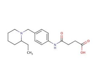 N-[4-(2-Ethyl-piperidin-1-ylmethyl)-phenyl]-succinamic acid - chemical structure image