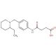 N-[4-(2-Ethyl-piperidin-1-ylmethyl)-phenyl]-succinamic acid - chemical structure image