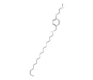 N-[4-(2-Methoxyethoxy)benzyl]-1-hexadecanamine - chemical structure image