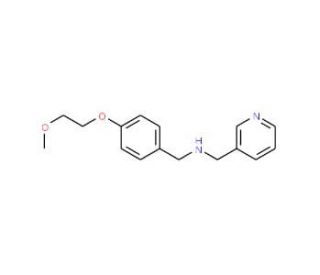 N-[4-(2-Methoxyethoxy)benzyl](3-pyridinyl)-methanamine - chemical structure image