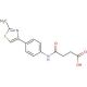 N-[4-(2-Methyl-thiazol-4-yl)-phenyl]-succinamic acid - chemical structure image