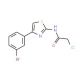 N-[4-(3-Bromo-phenyl)-thiazol-2-yl]-2-chloro-acetamide - chemical structure image