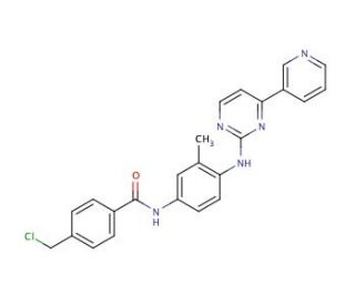 N-[4-[[4-(Chloromethyl)benzoyl]amino]-2-methylphenyl]-4-(3-pyridyl)-2-pyrimidineamine - chemical structure image