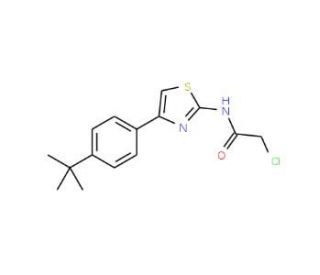 N-[4-(4-tert-Butyl-phenyl)-thiazol-2-yl]-2-chloro-acetamide - chemical structure image