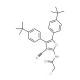 N-[4,5-Bis-(4-tert-butyl-phenyl)-3-cyano-furan-2-yl]-2-chloro-acetamide - chemical structure image