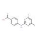 N-(4,6-Dimethylpyrimidin-2-yl)-4-aminobenzoic acid (CAS 81261-97-4) - chemical structure image