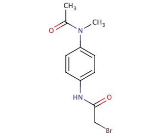 N-{4-[Acetyl(methyl)amino]phenyl}-2-bromoacetamide (CAS 1138445-65-4) - chemical structure image