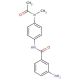 N-{4-[Acetyl(methyl)amino]phenyl}-3-aminobenzamide (CAS 1020054-02-7) - chemical structure image