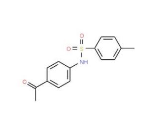 N-(4-Acetyl-phenyl)-4-methyl-benzenesulfonamide (CAS 5317-94-2) - chemical structure image
