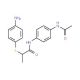 N-[4-(Acetylamino)phenyl]-2-[(4-aminophenyl)thio]-propanamide - chemical structure image