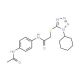 N-(4-Acetylamino-phenyl)-2-(1-cyclohexyl-1H-tetrazol-5-ylsulfanyl)-acetamide - chemical structure image