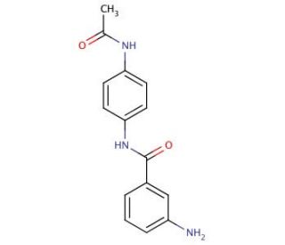 N-[4-(Acetylamino)phenyl]-3-aminobenzamide - chemical structure image
