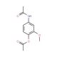 N-[4-(Acetyloxy)-3-methoxyphenyl]-acetamide (CAS 75813-77-3) - chemical structure image