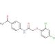 N-(4-Acetylphenyl)-2-(2,4-dichlorophenoxy)-acetamide (CAS 139194-57-3) - chemical structure image