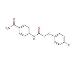 N-(4-Acetylphenyl)-2-(4-chlorophenoxy)acetamide - chemical structure image