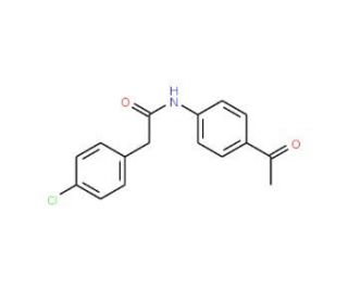 N-(4-Acetylphenyl)-2-(4-chlorophenyl)acetamide - chemical structure image