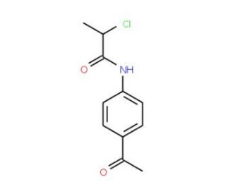 N-(4-Acetylphenyl)-2-chloropropanamide - chemical structure image