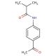N-(4-Acetylphenyl)-2-methylpropanamide - chemical structure image