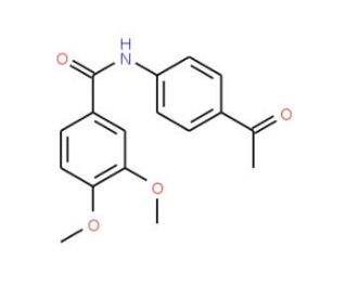 N-(4-Acetylphenyl)-3,4-dimethoxybenzamide - chemical structure image