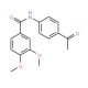 N-(4-Acetylphenyl)-3,4-dimethoxybenzamide - chemical structure image