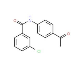N-(4-Acetylphenyl)-3-chlorobenzamide - chemical structure image
