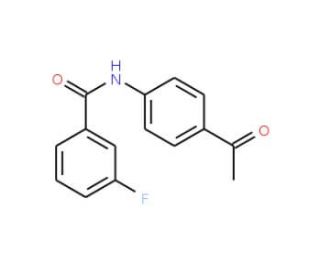N-(4-Acetylphenyl)-3-fluorobenzamide - chemical structure image