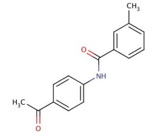 N-(4-Acetylphenyl)-3-methylbenzamide - chemical structure image