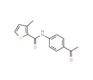 N-(4-Acetylphenyl)-3-methylthiophene-2-carboxamide - chemical structure image
