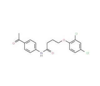 N-(4-Acetylphenyl)-4-(2,4-dichlorophenoxy)-butanamide - chemical structure image
