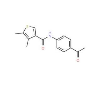 N-(4-Acetylphenyl)-4,5-dimethylthiophene-3-carboxamide - chemical structure image