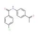 N-(4-Acetylphenyl)-4-chlorobenzamide - chemical structure image