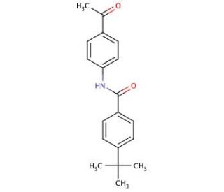 N-(4-Acetylphenyl)-4-tert-butylbenzamide - chemical structure image