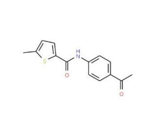 N-(4-Acetylphenyl)-5-methylthiophene-2-carboxamide - chemical structure image