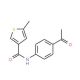 N-(4-Acetylphenyl)-5-methylthiophene-3-carboxamide - chemical structure image