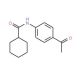 N-(4-Acetylphenyl)cyclohexanecarboxamide - chemical structure image