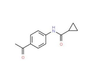 N-(4-Acetylphenyl)cyclopropanecarboxamide - chemical structure image