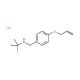 N-[4-(allyloxy)benzyl]-N-(tert-butyl)amine hydrochloride - chemical structure image