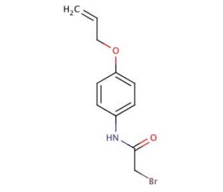 N-[4-(Allyloxy)phenyl]-2-bromoacetamide - chemical structure image
