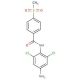 N-(4-amino-2,6-dichlorophenyl)-4-(methylsulfonyl)benzamide - chemical structure image