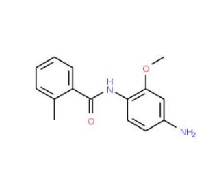 N-(4-Amino-2-methoxy-phenyl)-2-methyl-benzamide (CAS 436089-19-9) - chemical structure image
