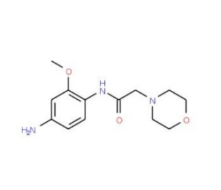 N-(4-Amino-2-methoxy-phenyl)-2-morpholin-4-yl-acetamide - chemical structure image