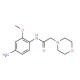 N-(4-Amino-2-methoxy-phenyl)-2-morpholin-4-yl-acetamide - chemical structure image