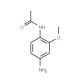 N-(4-amino-2-methoxyphenyl)acetamide (CAS 5329-15-7) - chemical structure image