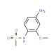 N-(4-amino-2-methoxyphenyl)methanesulfonamide (CAS 57164-99-5) - chemical structure image